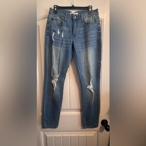 KanCan Light Blue Distressed Skinny Jeans